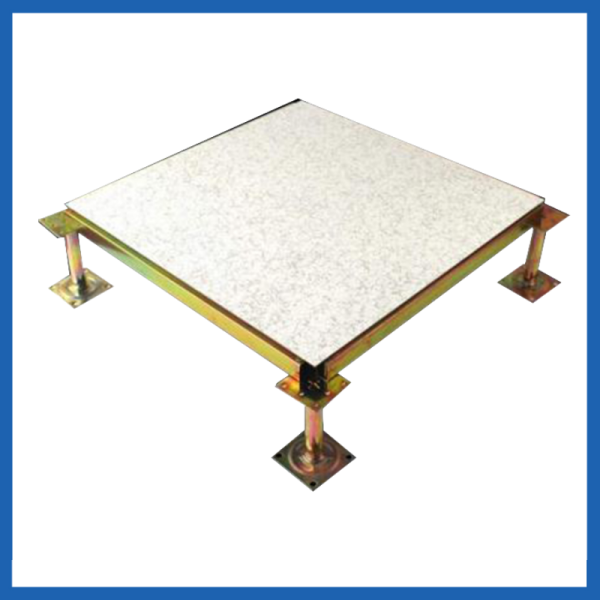 Borderless anti-static floor